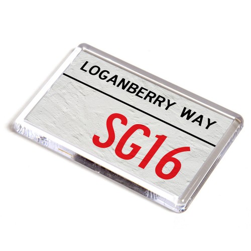Fridge magnet loganberry way - magnet,