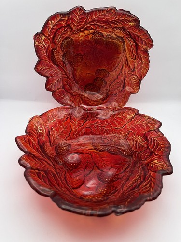 Vintage set ruby red - set, 2