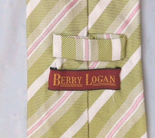 Berry logan striped silk tie - logan,